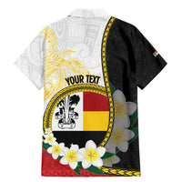 Personalised PNG Madang Provins Family Matching Mermaid Dress and Hawaiian Shirt Papua New Guinea Plumeria Melanesian Pattern - Polynesian Pride