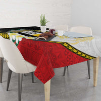 Personalised PNG Madang Provins Tablecloth Papua New Guinea Plumeria Melanesian Pattern LT14 - Polynesian Pride