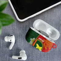 Personalised PNG Oro Provins AirPods Case Papua New Guinea Plumeria Melanesian Pattern LT14 - Polynesian Pride