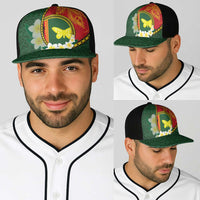 PNG Oro Provins Baseball Net Cap Papua New Guinea Plumeria Melanesian Pattern LT14 - Polynesian Pride