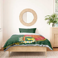 Personalised PNG Oro Provins Bedding Set Papua New Guinea Plumeria Melanesian Pattern - Polynesian Pride