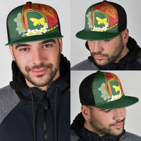 PNG Oro Provins Mesh Trucker Cap Papua New Guinea Plumeria Melanesian Pattern LT14 - Polynesian Pride