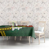 Personalised PNG Oro Provins Tablecloth Papua New Guinea Plumeria Melanesian Pattern LT14 - Polynesian Pride