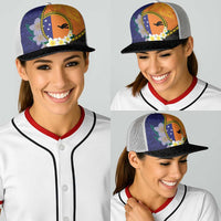 PNG Niu Ailan Baseball Net Cap Papua New Guinea Plumeria Melanesian Pattern LT14 - Polynesian Pride