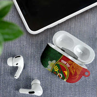Personalised PNG Simbu Provins AirPods Case Papua New Guinea Plumeria Melanesian Pattern LT14 - Polynesian Pride