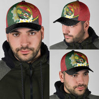 PNG Simbu Provins Classic Cap Papua New Guinea Plumeria Melanesian Pattern LT14 - Polynesian Pride
