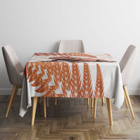 Red New Zealand Tuatara Tablecloth Aotearoa Sphenodon Punctatus Silver Fern LT14 - Polynesian Pride