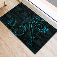 New Zealand Skink Rubber Doormat Aotearoa Maori Mix Paua Shell LT14 - Polynesian Pride