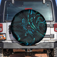 New Zealand Skink Spare Tire Cover Aotearoa Maori Mix Paua Shell LT14 Blue - Polynesian Pride