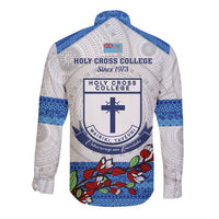 fiji-holy-cross-college-long-sleeve-button-shirt-happy-50th-anniversary-fijian-tagimoucia-tapa-pattern