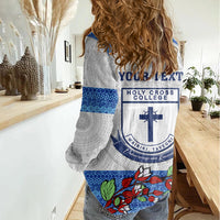 personalised-fiji-holy-cross-college-women-casual-shirt-happy-50th-anniversary-fijian-tagimoucia-tapa-pattern