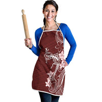 Oxblood Hawaii Apron Hammerhead Shark Tattoo Curve Polynesian - Polynesian Pride