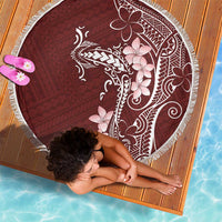 Oxblood Hawaii Beach Blanket Hammerhead Shark Tattoo Curve Polynesian - Polynesian Pride