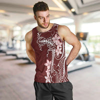 Oxblood Hawaii Men Tank Top Hammerhead Shark Tattoo Curve Polynesian - Polynesian Pride