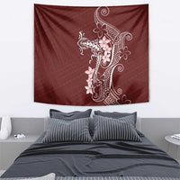 Oxblood Hawaii Tapestry Hammerhead Shark Tattoo Curve Polynesian - Polynesian Pride