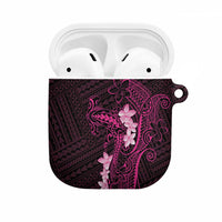 Pink Hawaii AirPods Case Hammerhead Shark Tattoo Curve Polynesian LT14 Pink - Polynesian Pride