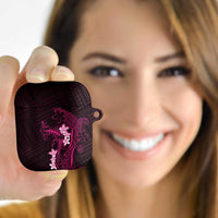 Pink Hawaii AirPods Case Hammerhead Shark Tattoo Curve Polynesian LT14 - Polynesian Pride