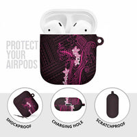 Pink Hawaii AirPods Case Hammerhead Shark Tattoo Curve Polynesian LT14 - Polynesian Pride