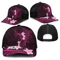 Pink Hawaii Baseball Net Cap Hammerhead Shark Tattoo Curve Polynesian LT14 - Polynesian Pride