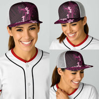 Pink Hawaii Baseball Net Cap Hammerhead Shark Tattoo Curve Polynesian LT14 - Polynesian Pride