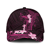 Pink Hawaii Classic Cap Hammerhead Shark Tattoo Curve Polynesian LT14 Universal Fit Pink - Polynesian Pride