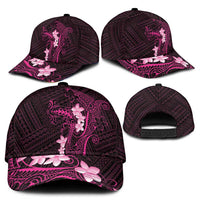 Pink Hawaii Classic Cap Hammerhead Shark Tattoo Curve Polynesian LT14 - Polynesian Pride