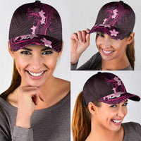 Pink Hawaii Classic Cap Hammerhead Shark Tattoo Curve Polynesian LT14 - Polynesian Pride
