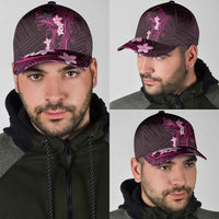 Pink Hawaii Classic Cap Hammerhead Shark Tattoo Curve Polynesian LT14 - Polynesian Pride