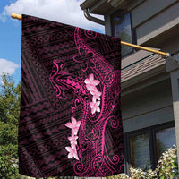 Pink Hawaii Garden Flag Hammerhead Shark Tattoo Curve Polynesian - Polynesian Pride