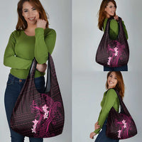 Pink Hawaii Grocery Bag Hammerhead Shark Tattoo Curve Polynesian LT14 - Polynesian Pride