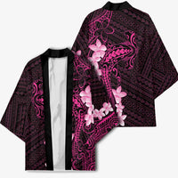 Pink Hawaii Kimono Hammerhead Shark Tattoo Curve Polynesian - Polynesian Pride