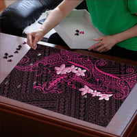 Pink Hawaii Puzzle Hammerhead Shark Tattoo Curve Polynesian - Polynesian Pride