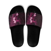 Pink Hawaii Slide Sandals Hammerhead Shark Tattoo Curve Polynesian LT14 Pink - Polynesian Pride