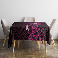 Pink Hawaii Tablecloth Hammerhead Shark Tattoo Curve Polynesian LT14 - Polynesian Pride