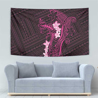 Pink Hawaii Tapestry Hammerhead Shark Tattoo Curve Polynesian - Polynesian Pride