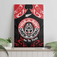 Aotearoa Toitu Te Tiriti Canvas Wall Art Haka Tiki Honour The Treaty LT14 - Polynesian Pride