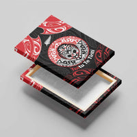 Aotearoa Toitu Te Tiriti Canvas Wall Art Haka Tiki Honour The Treaty LT14 - Polynesian Pride