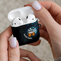 Personalized New Zealand Darts Beer AirPods Case Paua Shell Aotearoa Maori Tattoo LT14 - Polynesian Pride