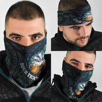 Personalized New Zealand Darts Beer Neck Gaiter Paua Shell Aotearoa Maori Tattoo - Polynesian Pride