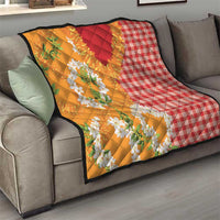 Prince Kuhio Aloha Hawaii Quilt Plumeria Ilima Lei Palaka Motifs LT14 - Polynesian Pride