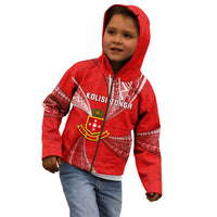 Personalised Tonga College Alete Kid Hoodie Kolisi Tonga Ngatu Pattern LT14 - Polynesian Pride