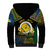 Personalised Malampa Day Sherpa Hoodie Vanuatu Provinces Polynesian Pattern LT14 - Polynesian Pride
