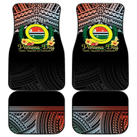 Personalised Penama Day Car Mats Vanuatu Provinces Polynesian Pattern LT14 - Polynesian Pride