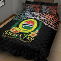 Personalised Penama Day Quilt Bed Set Vanuatu Provinces Polynesian Pattern LT14 - Polynesian Pride