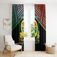 Personalised Penama Day Window Curtain Vanuatu Provinces Polynesian Pattern LT14 - Polynesian Pride