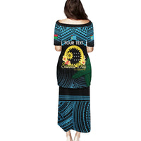Personalised Sanma Day Family Matching Puletasi and Hawaiian Shirt Vanuatu Provinces Polynesian Pattern LT14 - Polynesian Pride