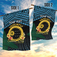 Personalised Sanma Day Garden Flag Vanuatu Provinces Polynesian Pattern LT14 - Polynesian Pride
