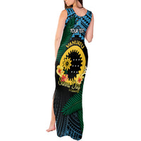 Personalised Sanma Day Tank Maxi Dress Vanuatu Provinces Polynesian Pattern LT14 - Polynesian Pride