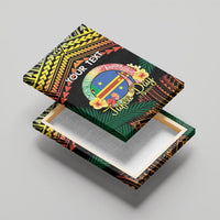 Personalised Tafea Day Canvas Wall Art Vanuatu Provinces Polynesian Pattern LT14 - Polynesian Pride
