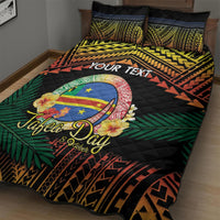 Personalised Tafea Day Quilt Bed Set Vanuatu Provinces Polynesian Pattern LT14 - Polynesian Pride